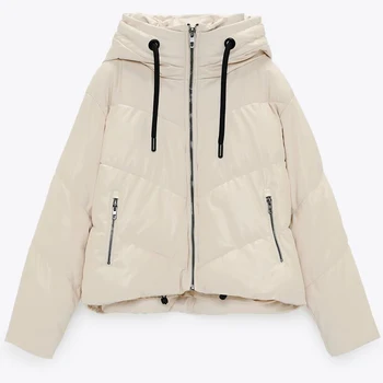 Winter Thick Warm Hooded Faux Leather Parkas Women Fashion Zipper Short Jackets Coat Casual Cotton Overcoats Female Outerwear
Winter Thick Warm Hooded Faux Leather Parkas Women Fashion Zipper Short Jackets Coat Casual Cotton Overcoats Female Outerwear