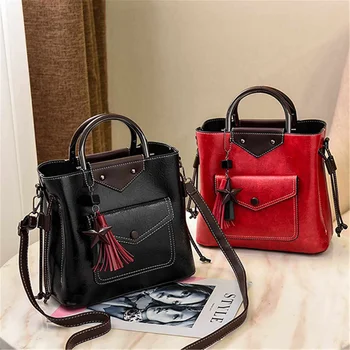 2019 Fashion Women Handbag Vintage Tassel Star Messenger Bag High Quality Retro Shoulder Bag Female Crossbody Bag Tote
2019 Fashion Women Handbag Vintage Tassel Star Messenger Bag High Quality Retro Shoulder Bag Female Crossbody Bag Tote