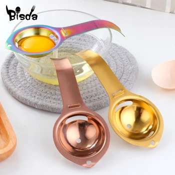 Stainless Steel Egg Yolk Separator Kitchen Utensils Egg White Divider Handle Extractor Filter Strainer Tool Rainbow Cook Gadget
Stainless Steel Egg Yolk Separator Kitchen Utensils Egg White Divider Handle Extractor Filter Strainer Tool Rainbow Cook Gadget