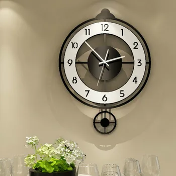 Modern Silent Pendulum Large Wall Clocks Modern Design Battery Operate Quartz Hanging Clock Home Decor Kitchen watch WF1019
Modern Silent Pendulum Large Wall Clocks Modern Design Battery Operate Quartz Hanging Clock Home Decor Kitchen watch WF1019
