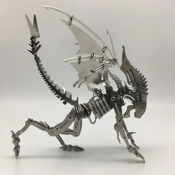 3D DIY Metal Stainless Steel Puzzle Assembly Model Kit Crafts Creative Gift As Home Office Decor For Over 14 - Winged Beast
3D DIY Metal Stainless Steel Puzzle Assembly Model Kit Crafts Creative Gift As Home Office Decor For Over 14 - Winged Beast