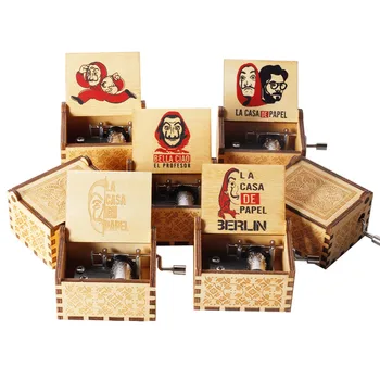 New Wooden Hand Crank Merry Christmas Music Box Bohemian Rhapsody Theme La Casa De Papel Bella Ciao Christmas Gift
New Wooden Hand Crank Merry Christmas Music Box Bohemian Rhapsody Theme La Casa De Papel Bella Ciao Christmas Gift