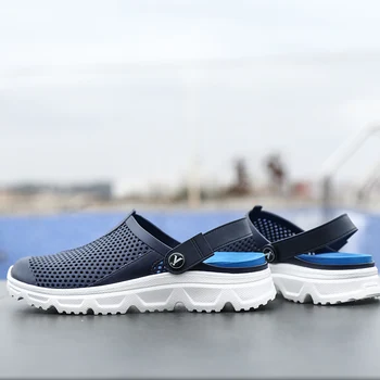 2020 Summer New Fashion Men Non-slip Sandals Crocks Hole Shoes Crok Rubber Clogs For Men Garden Shoes Black Crocse Adulto
2020 Summer New Fashion Men Non-slip Sandals Crocks Hole Shoes Crok Rubber Clogs For Men Garden Shoes Black Crocse Adulto