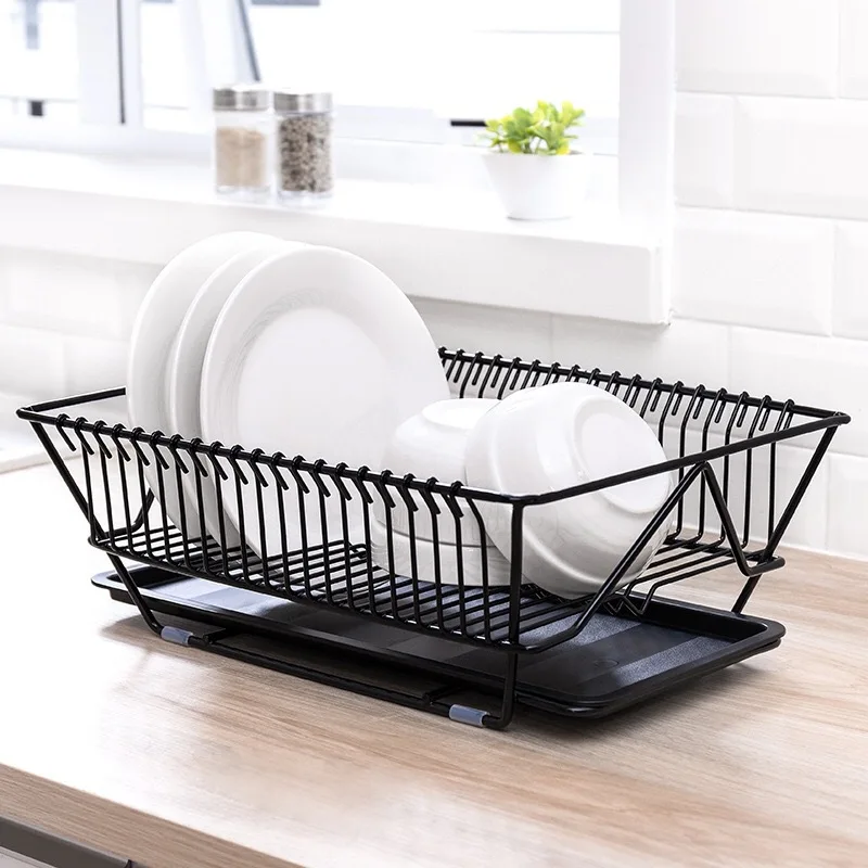 Iron Kitchen Stand Dish Drying Rack with Tray over Sink Plates Drainer Tableware Drain Organizer Container Accessories Tools
Iron Kitchen Stand Dish Drying Rack with Tray over Sink Plates Drainer Tableware Drain Organizer Container Accessories Tools