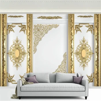 Custom 3D Wallpaper European Style Luxury Gold Carvings Photo Murals Living Room TV Sofa Bedroom Home Decor 3D Waterproof Mural
Custom 3D Wallpaper European Style Luxury Gold Carvings Photo Murals Living Room TV Sofa Bedroom Home Decor 3D Waterproof Mural