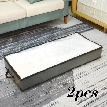 1/2Pcs Non-woven Flexible Zippered Underbed Storage Bag For Comforter Blanket Storage Bags 103×45×15cm
1/2Pcs Non-woven Flexible Zippered Underbed Storage Bag For Comforter Blanket Storage Bags 103×45×15cm