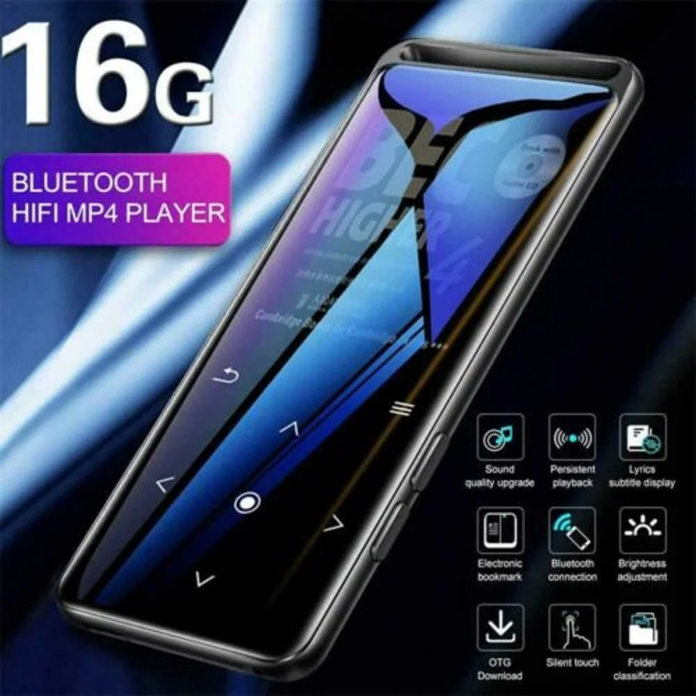 Bluetooth 5.0 16GB MP3 Player Mini Portable 1.8 Inch HiFi Audio Player with FM Radio E-Book Voice Recorder MP3 Music Player
Bluetooth 5.0 16GB MP3 Player Mini Portable 1.8 Inch HiFi Audio Player with FM Radio E-Book Voice Recorder MP3 Music Player