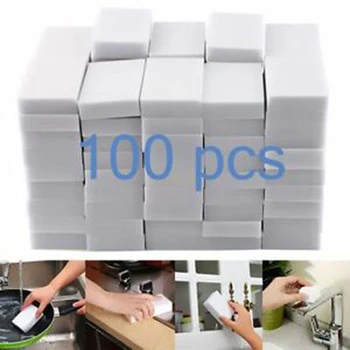 Magic Sponge Sponges 100 Pack Cleaning Melamine Foam Eraser Stain Dirt Remover
Magic Sponge Sponges 100 Pack Cleaning Melamine Foam Eraser Stain Dirt Remover