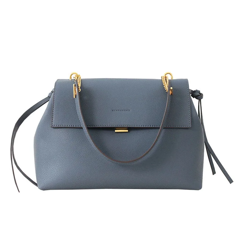 2020 Famous Brand Design Women's Handbag Soft Leather Vintage 100% Cowhide Leather Female Crossbody Shoulder Bag Blue All-match
2020 Famous Brand Design Women's Handbag Soft Leather Vintage 100% Cowhide Leather Female Crossbody Shoulder Bag Blue All-match