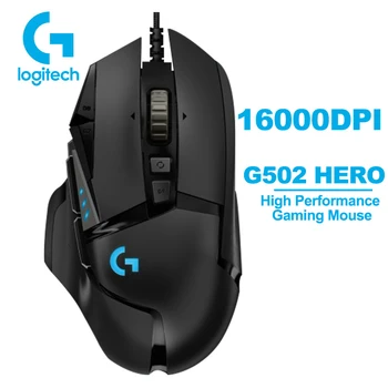 Logitech G502 HERO Game Mouse 16,000 DPI High Performance Gaming Mouse HERO Programmable Tunable LIGHTSYNC RGB for Mouse Gamer
Logitech G502 HERO Game Mouse 16,000 DPI High Performance Gaming Mouse HERO Programmable Tunable LIGHTSYNC RGB for Mouse Gamer