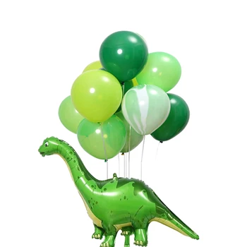 11pcs Boys Birthday Dino Party Dinosaur Foil Balloon 10inch Green Latex Ballon room Air Baloon Globos Baby Shower Birthday Decor
11pcs Boys Birthday Dino Party Dinosaur Foil Balloon 10inch Green Latex Ballon room Air Baloon Globos Baby Shower Birthday Decor