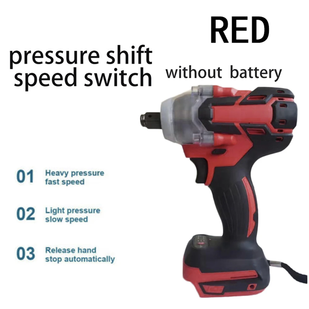 18V 520N 0-3200 Rpm 1/2inch Cordless Impact Wrench Driver Body For Makita Without Battery Durable Electric Wrench Body
18V 520N 0-3200 Rpm 1/2inch Cordless Impact Wrench Driver Body For Makita Without Battery Durable Electric Wrench Body