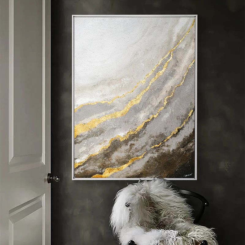 Simple hand-painted Oil Painting Modern Living Room Dining Decorative Painting Porch Light Luxury Vertical Version Of Abstract P
Simple hand-painted Oil Painting Modern Living Room Dining Decorative Painting Porch Light Luxury Vertical Version Of Abstract P