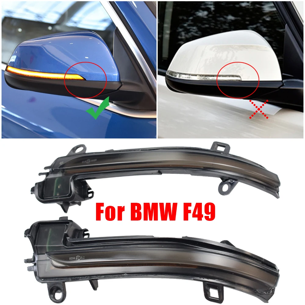 Dynamic Turn Signal Blinker Sequential Side Mirror Indicator Light For BMW X2 X1 F48 F49 1/2 series F45 F46 F52 Sedan 2016-2018
Dynamic Turn Signal Blinker Sequential Side Mirror Indicator Light For BMW X2 X1 F48 F49 1/2 series F45 F46 F52 Sedan 2016-2018