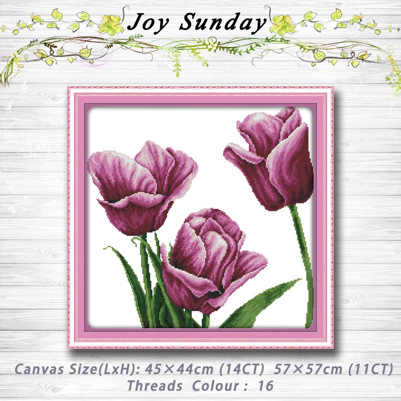 Purple tulip flowers Patterns dmc 14CT 11CT Counted Cross Stitch Sets Wholesale Chinese Cross-stitch Kits Embroidery Needlework
Purple tulip flowers Patterns dmc 14CT 11CT Counted Cross Stitch Sets Wholesale Chinese Cross-stitch Kits Embroidery Needlework
