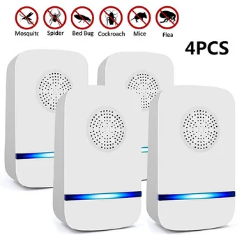 4pcs ultrasonic mosquito repellent insect repellent electronic mosquito trap mouse repellent fly cockroach artifact
4pcs ultrasonic mosquito repellent insect repellent electronic mosquito trap mouse repellent fly cockroach artifact