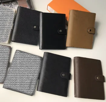 8 Colors Ring Agenda Luxury Brand Designer Notebook with cover Genuine Leather AAA grade Check Monogram Coated canvas brand 
8 Colors Ring Agenda Luxury Brand Designer Notebook with cover Genuine Leather AAA grade Check Monogram Coated canvas brand