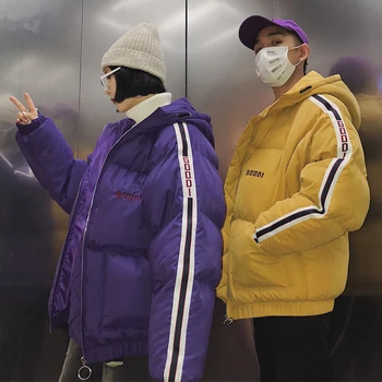 Winter New Jacket Men's Warm Thick Fashion Parka Men Cross Color Casual Hooded Coat Man Streetwear Loose Cotton Male Clothes
Winter New Jacket Men's Warm Thick Fashion Parka Men Cross Color Casual Hooded Coat Man Streetwear Loose Cotton Male Clothes