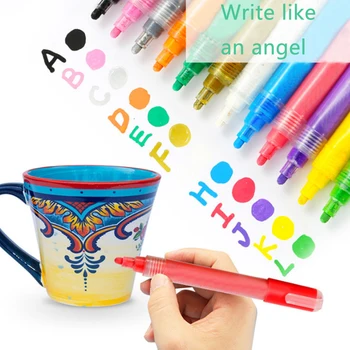 12pcs/set 3-5mm Acrylic MarkerHome Quick Drying Marker Portable Double Tip Art Supplies School Stationery Gift Acrylic Paint Pen
12pcs/set 3-5mm Acrylic MarkerHome Quick Drying Marker Portable Double Tip Art Supplies School Stationery Gift Acrylic Paint Pen