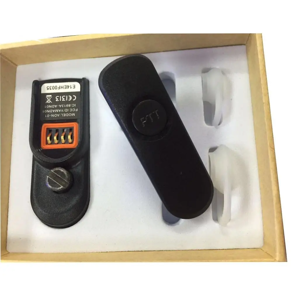 

100% Original HYTERA Bluetooth Wireless Earset ADN-01 and ESW01-N2(Adaptor+Earpiece ) for Radio PD785/700/PT580/580