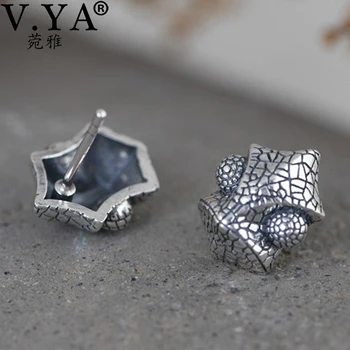 V.YA 925 Sterling Silver Retro Temperament Women's Thai Silver Creative Design Earrings for Women Female Fine Fashion Jewelry
V.YA 925 Sterling Silver Retro Temperament Women's Thai Silver Creative Design Earrings for Women Female Fine Fashion Jewelry