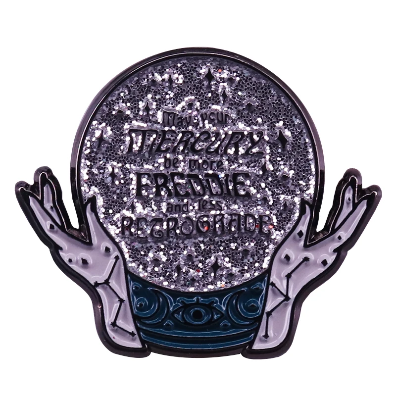 Freddie Mercury crystal ball glitter badge witch divination accessory great Queen fans addition
Freddie Mercury crystal ball glitter badge witch divination accessory great Queen fans addition