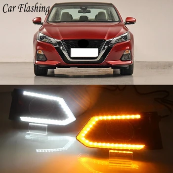 2PCS For Nissan Altima Teana 2019 2020 LED Daytime Running Light Waterproof Car LED DRL fog Lamp with Turn Signal style Relay
2PCS For Nissan Altima Teana 2019 2020 LED Daytime Running Light Waterproof Car LED DRL fog Lamp with Turn Signal style Relay