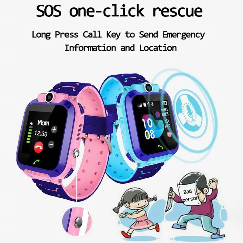 Wholesale Kids Smart Watch Waterproof Touch Screen SOS Location Tracker Anti-Lost Childs Smart Watch 20PCS/lot
Wholesale Kids Smart Watch Waterproof Touch Screen SOS Location Tracker Anti-Lost Childs Smart Watch 20PCS/lot