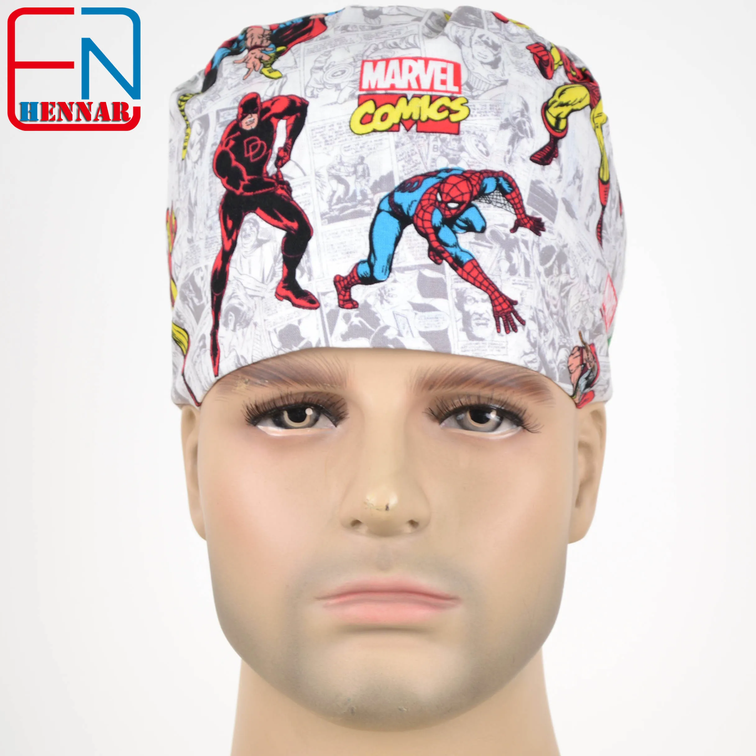 Hennar Men's Scrub Caps Masks 100% Cotton Adjustable Elastic Bands Surgical Scrub Caps Medical Hospital Doctor Headwear Cap Mask
Hennar Men's Scrub Caps Masks 100% Cotton Adjustable Elastic Bands Surgical Scrub Caps Medical Hospital Doctor Headwear Cap Mask