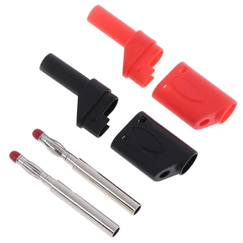 10pcs Safety 4mm Male Retractable Sheath Stackable Banana Plug Wire Solder Connector
10pcs Safety 4mm Male Retractable Sheath Stackable Banana Plug Wire Solder Connector
