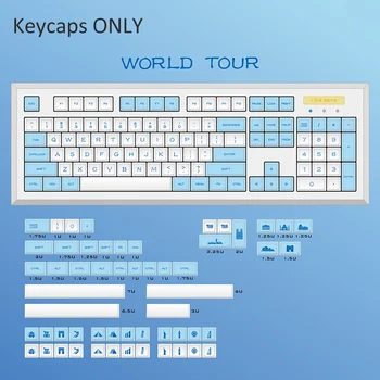 Blue White Color PBT Keycaps For Cherry Mx Switch Mechanical Gaming Keyboard Replacement Sublimation 151 Key Caps NP Profile
Blue White Color PBT Keycaps For Cherry Mx Switch Mechanical Gaming Keyboard Replacement Sublimation 151 Key Caps NP Profile