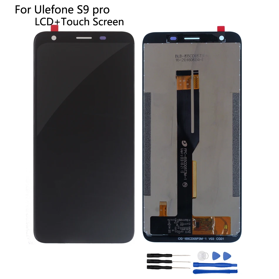 Original For Ulefone S9 Pro LCD Display Touch Screen Digitizer Assembly+Tools And Adhesive For Ulefone S9 Pro Screen LCD Display
Original For Ulefone S9 Pro LCD Display Touch Screen Digitizer Assembly+Tools And Adhesive For Ulefone S9 Pro Screen LCD Display