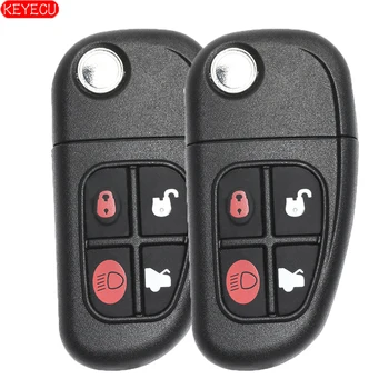 KEYECU 2PCS Folding Filp Remote Car Key 315MHZ/433MHZ fob for Jaguar S-Type X-Type XJ8 2001-2009 FCC: NHVWB1U241/243
KEYECU 2PCS Folding Filp Remote Car Key 315MHZ/433MHZ fob for Jaguar S-Type X-Type XJ8 2001-2009 FCC: NHVWB1U241/243