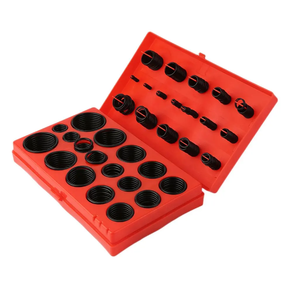 419 Rubber Gaskets Assorted O Ring Rubber Oring Seal R-01 to 32 Kit Set Assortment Set Kit Garage Plumbing With red Case
419 Rubber Gaskets Assorted O Ring Rubber Oring Seal R-01 to 32 Kit Set Assortment Set Kit Garage Plumbing With red Case