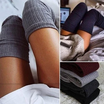 Sexy Warm Long Cotton Stocking Over Knee Stocking Women Winter Knee High Thigh Knitted Stockings for Ladies Over The Knee Socks
Sexy Warm Long Cotton Stocking Over Knee Stocking Women Winter Knee High Thigh Knitted Stockings for Ladies Over The Knee Socks