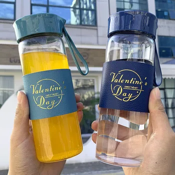 Stylish Simple Pure Color Water Bottles with Leather Cover Heat Insulation Anti-ironing Glass 350ml Large Capacity Portable Cups 
Stylish Simple Pure Color Water Bottles with Leather Cover Heat Insulation Anti-ironing Glass 350ml Large Capacity Portable Cups