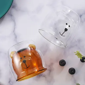 Creative Cute Bear Double-layer Coffee Mug Cartoon Baby Duckling Animal Milk Glass Lady Cute Gift Cup
Creative Cute Bear Double-layer Coffee Mug Cartoon Baby Duckling Animal Milk Glass Lady Cute Gift Cup