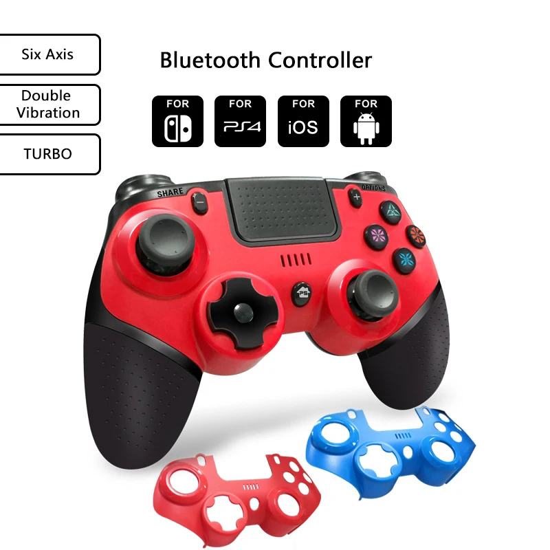 For PS4 Controller Bluetooth Wireless Controller For iOS Android 4 In 1 Wireless Gamepad
For PS4 Controller Bluetooth Wireless Controller For iOS Android 4 In 1 Wireless Gamepad