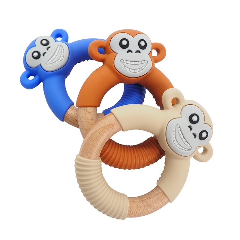 Chenkai 1PCS Silicone Monkey Teether Dummy Orangutan Teething Baby Chewable Pacifier DIY Infant Soothing Shower Newborn Gifts
Chenkai 1PCS Silicone Monkey Teether Dummy Orangutan Teething Baby Chewable Pacifier DIY Infant Soothing Shower Newborn Gifts