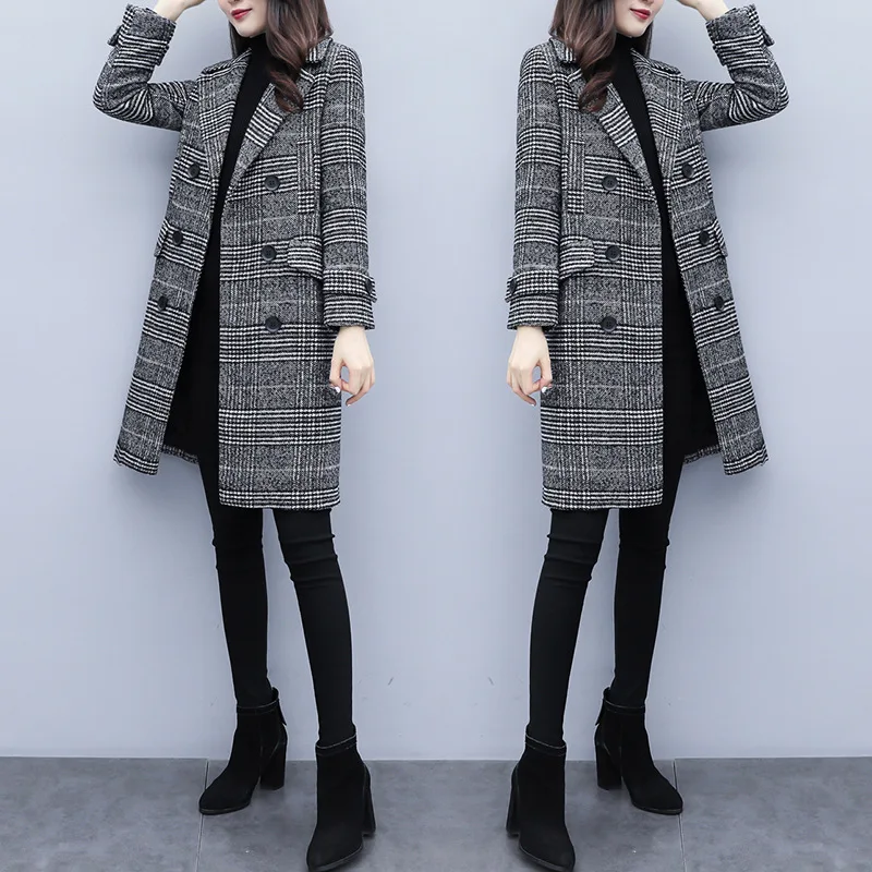 Thousands of Birds Woolen Jacket Women's Mid-length 2019 Autumn And Winter New Style Korean-style Popular Elegant Short-height W
Thousands of Birds Woolen Jacket Women's Mid-length 2019 Autumn And Winter New Style Korean-style Popular Elegant Short-height W