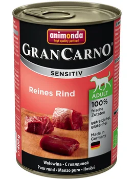 ANIMONDA ANIMONDA GRAN CARNO SENSITIV ADULT REINES RIND for adult dogs with beef 400 g
ANIMONDA ANIMONDA GRAN CARNO SENSITIV ADULT REINES RIND for adult dogs with beef 400 g