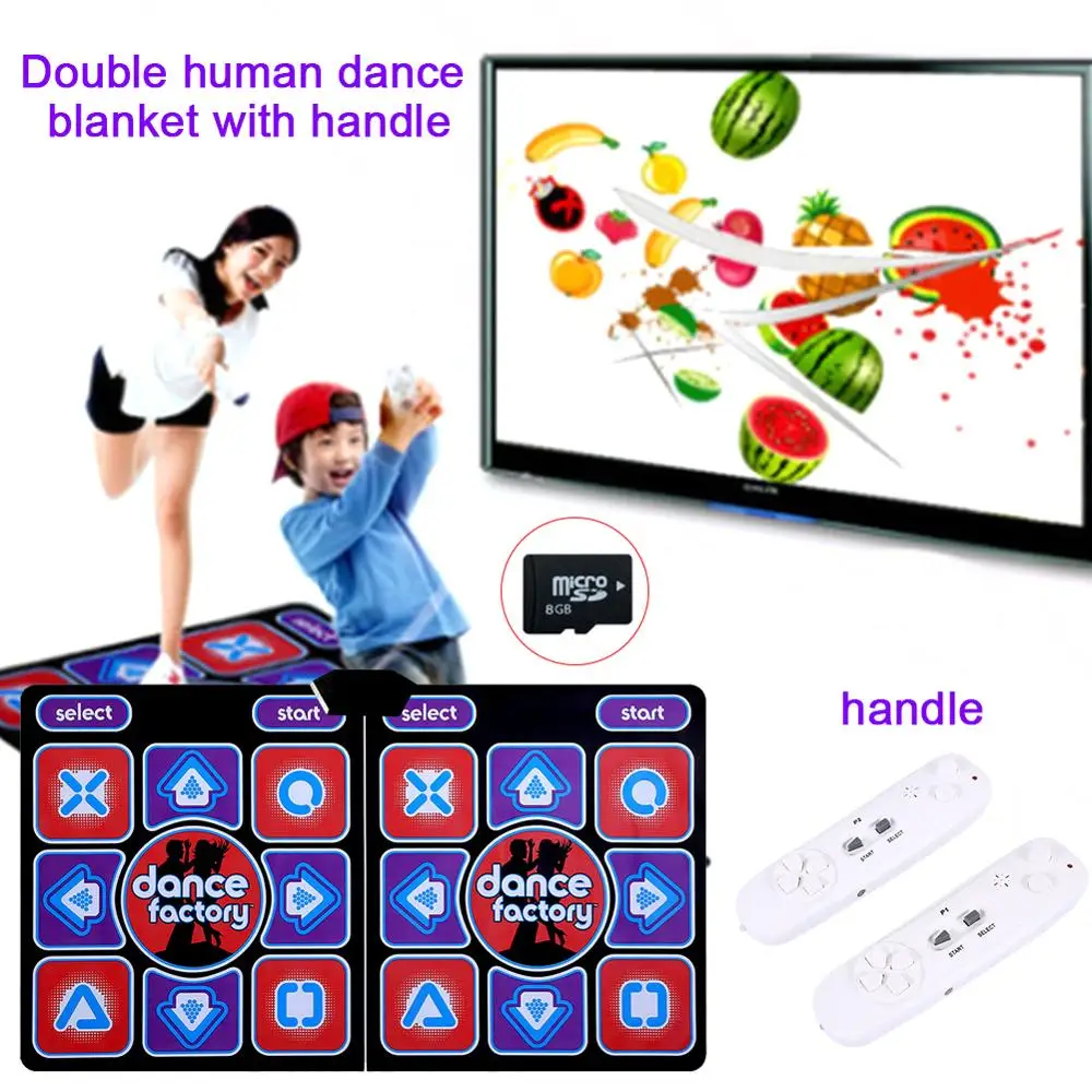 Brand New Double Dance Mat Step Computer TV Dual-use Slimming Dancer Blanket With Two Handles | Электроника