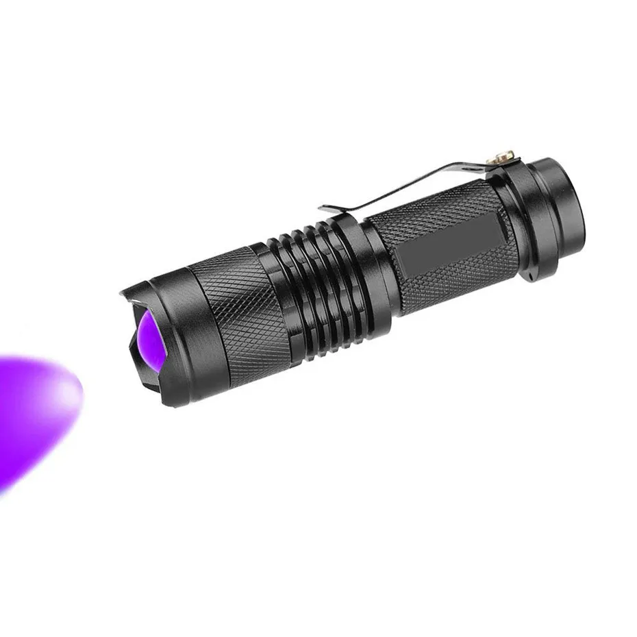 Zoomable Small UV Blacklight Flashlight Waterproof LED Portable Black Light Ultraviolet Light for Detecting Pets Urine Stain
Zoomable Small UV Blacklight Flashlight Waterproof LED Portable Black Light Ultraviolet Light for Detecting Pets Urine Stain