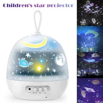 LED Rotating Projector Starry Sky Night Lamp Romantic Projection Light Moon Romantic Night Light Novelty
LED Rotating Projector Starry Sky Night Lamp Romantic Projection Light Moon Romantic Night Light Novelty