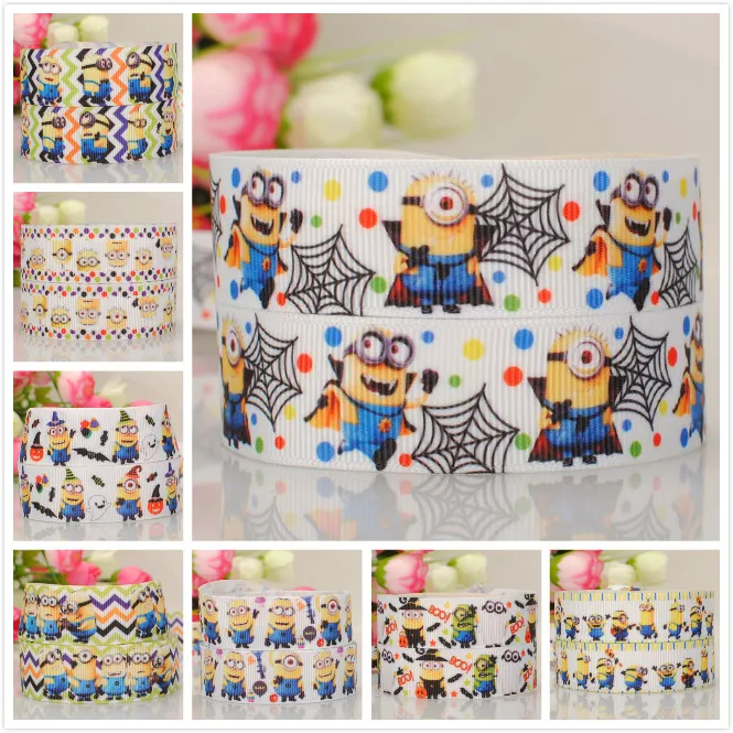 10yards -different sizes - Halloween pattern cartoon ribbon printed Grosgrain ribbon
10yards -different sizes - Halloween pattern cartoon ribbon printed Grosgrain ribbon