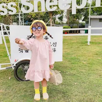 2020 Korea style girls ruffles dress spring fashion cotton girls dresses 1-6 years HO196
2020 Korea style girls ruffles dress spring fashion cotton girls dresses 1-6 years HO196