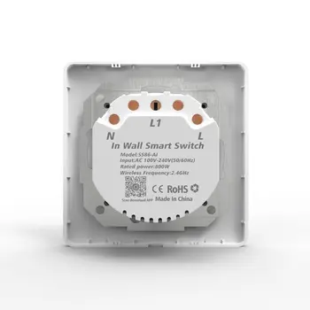 WiFi Smart Light Wall Switch Push Button Hands-free Voice Control Timer Setting B0KC
WiFi Smart Light Wall Switch Push Button Hands-free Voice Control Timer Setting B0KC