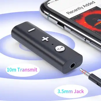 Bluetooth 5.0 Receiver For 3.5mm Jack Earphone Wireless Adapter Bluetooth Aux Audio Music Transmitter
Bluetooth 5.0 Receiver For 3.5mm Jack Earphone Wireless Adapter Bluetooth Aux Audio Music Transmitter