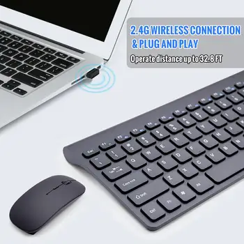 2.4G Wireless Keyboard Mouse Slim DPI Keyboard Mouse Combo Set For Notebook Laptop Mac Desktop windows 10m range
2.4G Wireless Keyboard Mouse Slim DPI Keyboard Mouse Combo Set For Notebook Laptop Mac Desktop windows 10m range