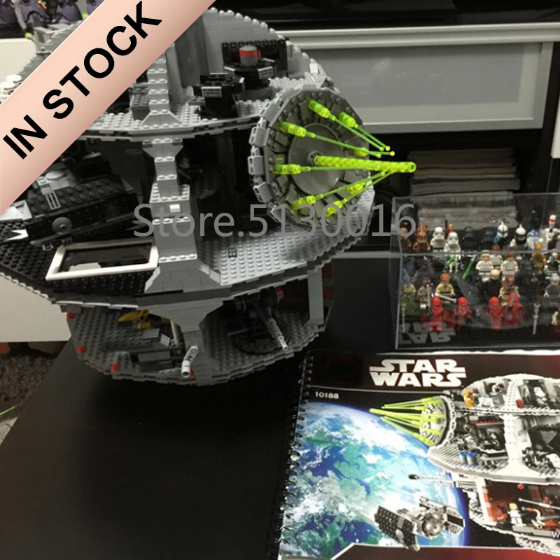 In Stock 05035 Fighter Death Star Tarkin Doctrine 3081pcs Star Movie Wars Model Building Blocks Compatible with 10188 Toys
In Stock 05035 Fighter Death Star Tarkin Doctrine 3081pcs Star Movie Wars Model Building Blocks Compatible with 10188 Toys